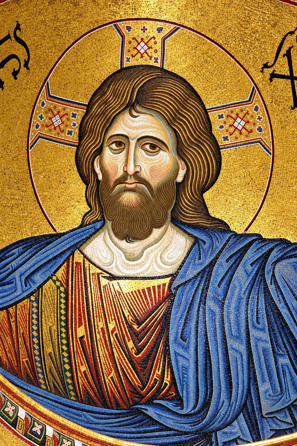 Monreale · Cristo Pantocratore · Particolare