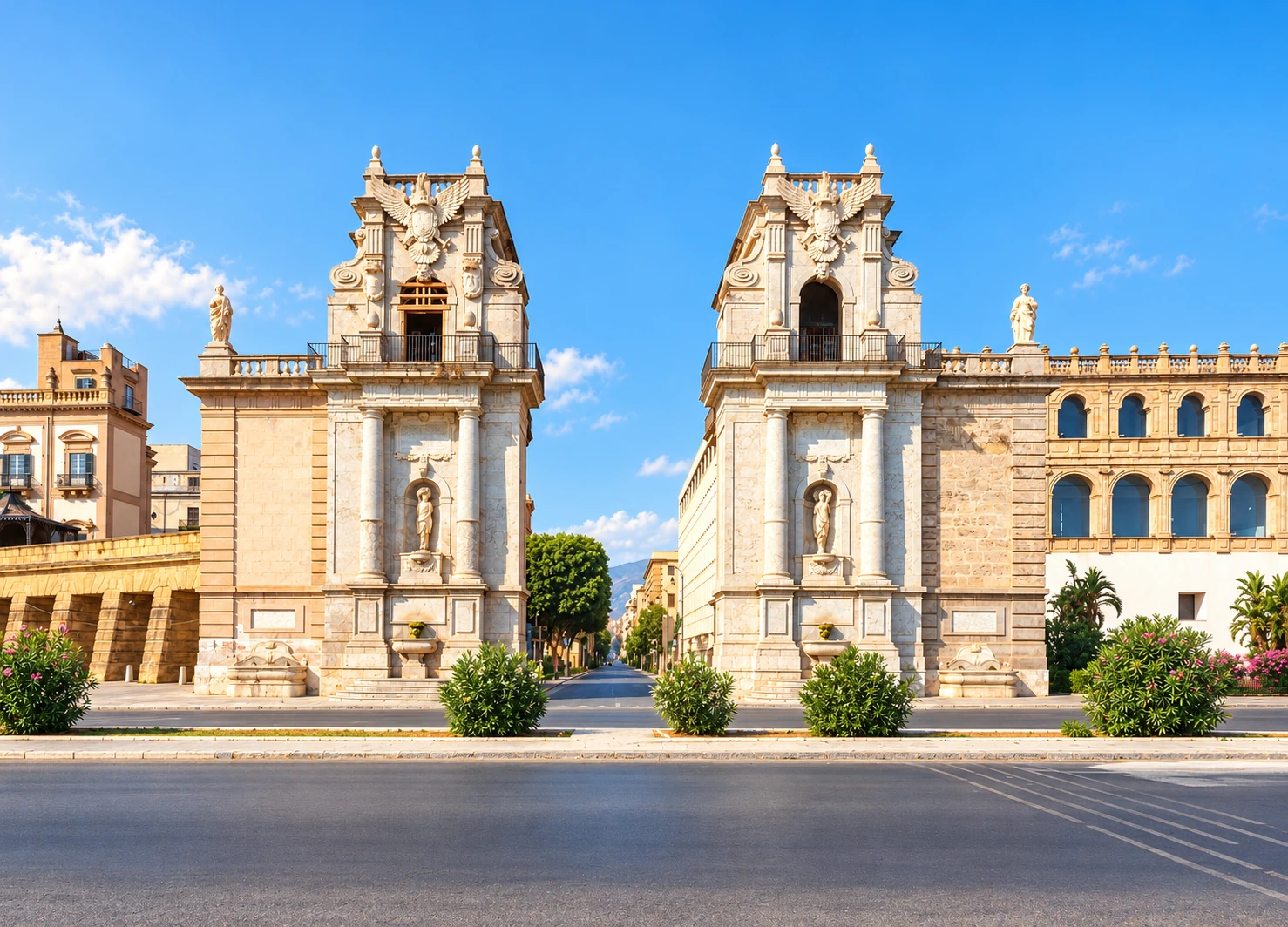 Palermo · Porta Felice · Prospetto