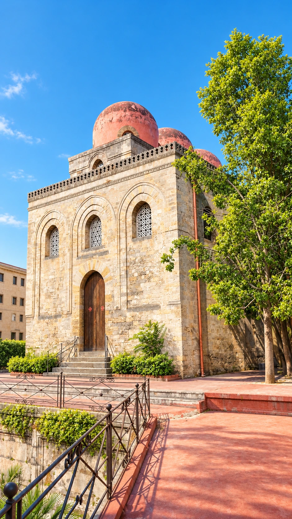 Palermo · San Cataldo · Cupole rosse